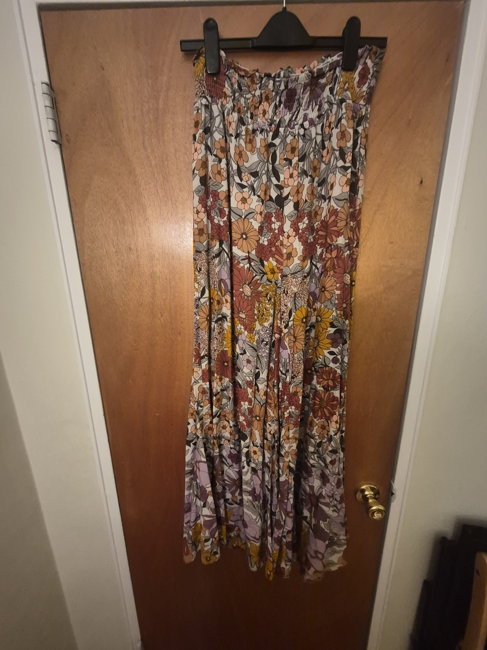 Floral Wide-Leg Jumpsuit Pants - Multicolor - Picture 2 of 3